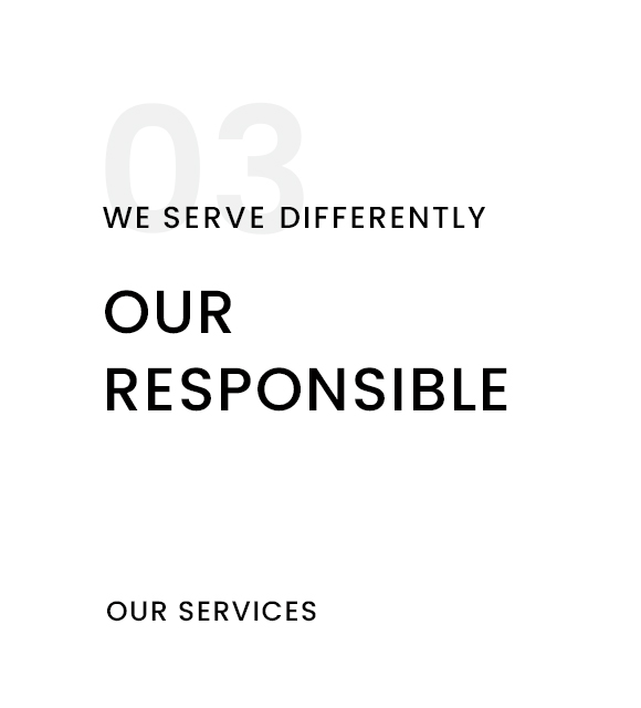 WE SERVE DIFFERENTLY
